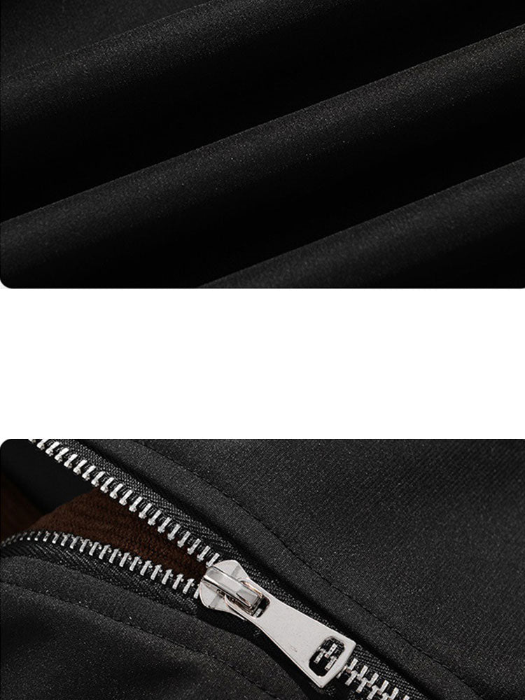 Efraín® | Relax Fit Contrast Corduroy Bomber Jacket With Detachable Hood - Image 9