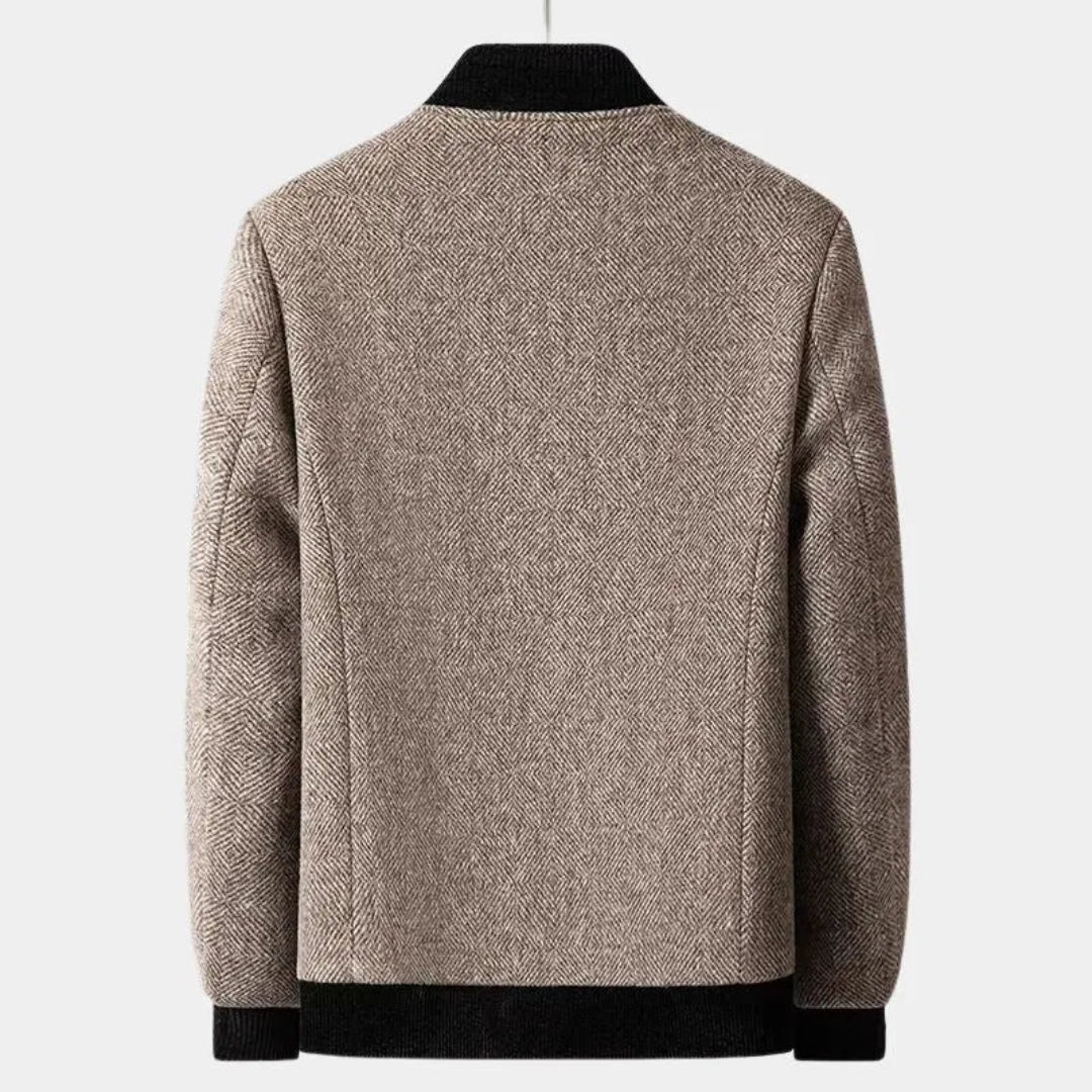 Efrén | Harrington Wool Blend Cardigan - Image 2