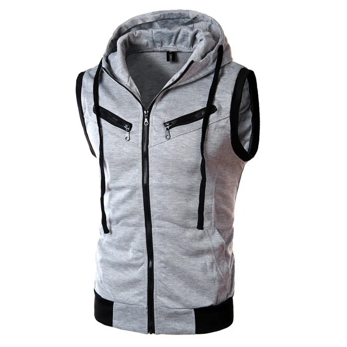 Egan® | Casual Sleeveless Hooded Vest - Image 2