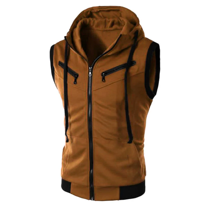 Egan® | Casual Sleeveless Hooded Vest - Image 3