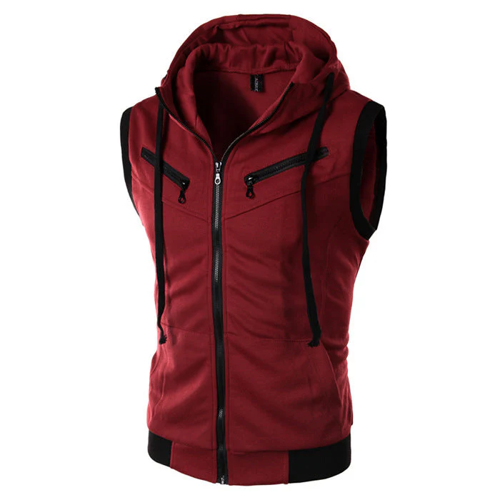 Egan® | Casual Sleeveless Hooded Vest - Image 4