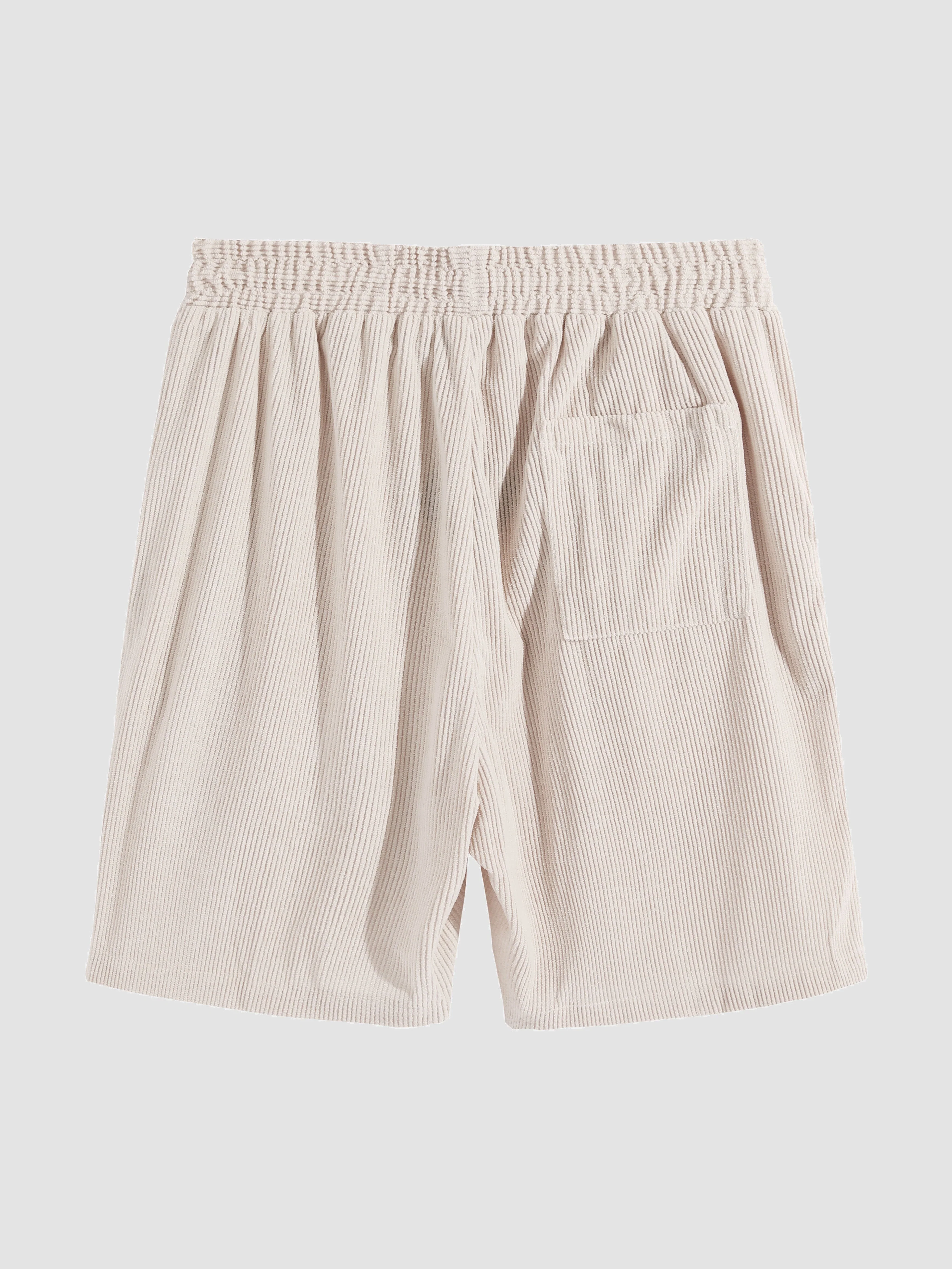 Eleazar® | Corduroy Drawstring Shorts - Image 3