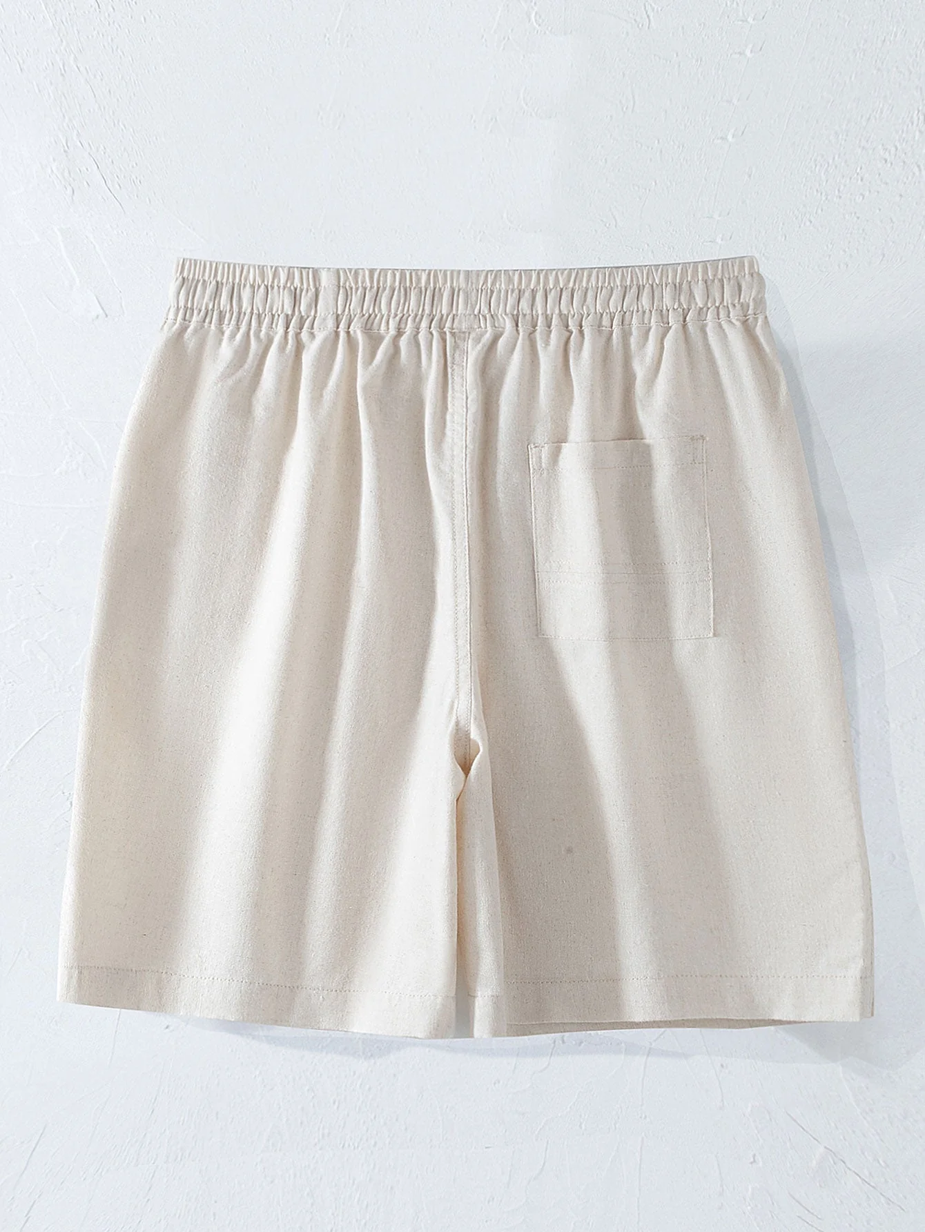 Eleazar® | Linen Cotton Blend Drawstring Shorts - Image 6