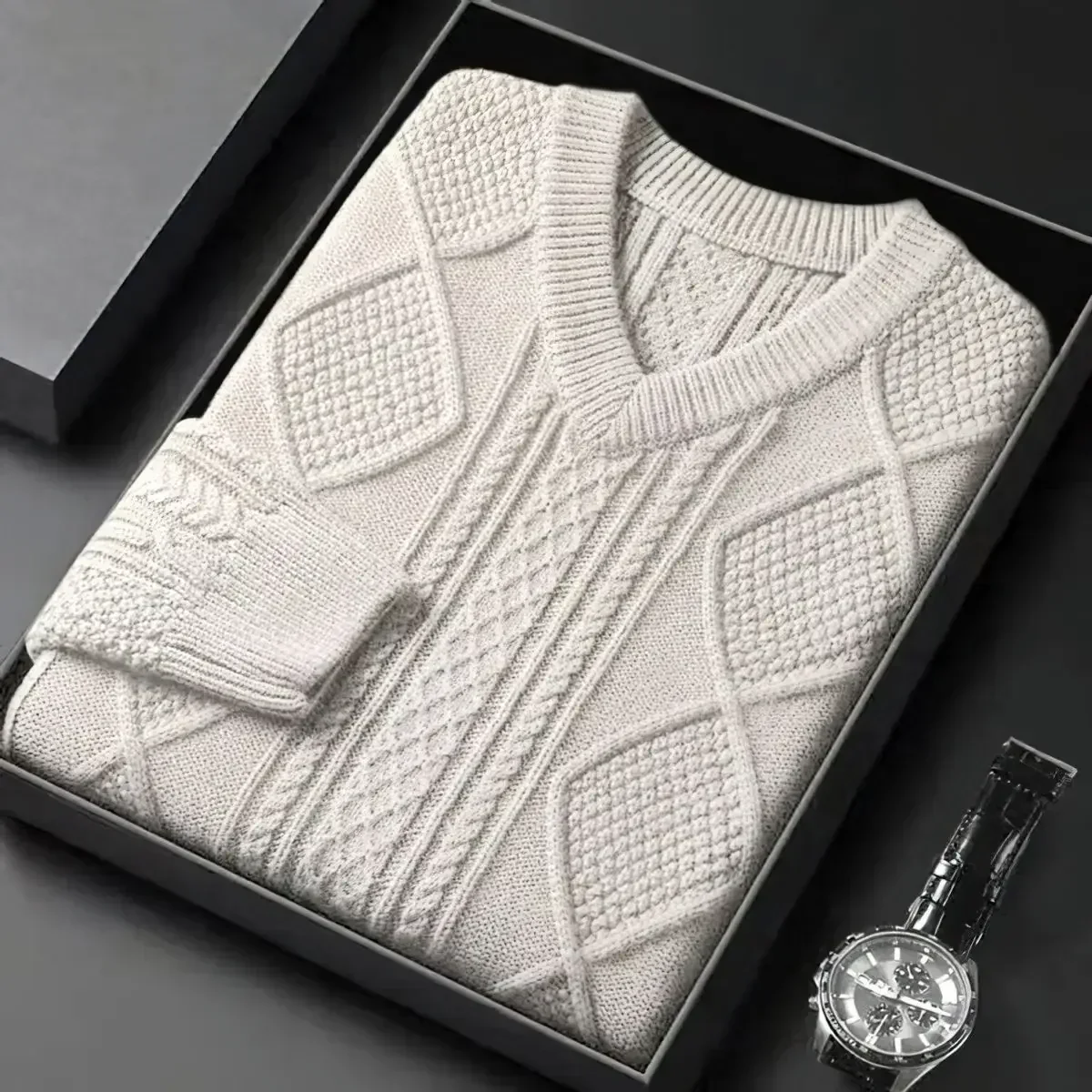 Eleazar® | Luxury Jacquard Sweater For Men