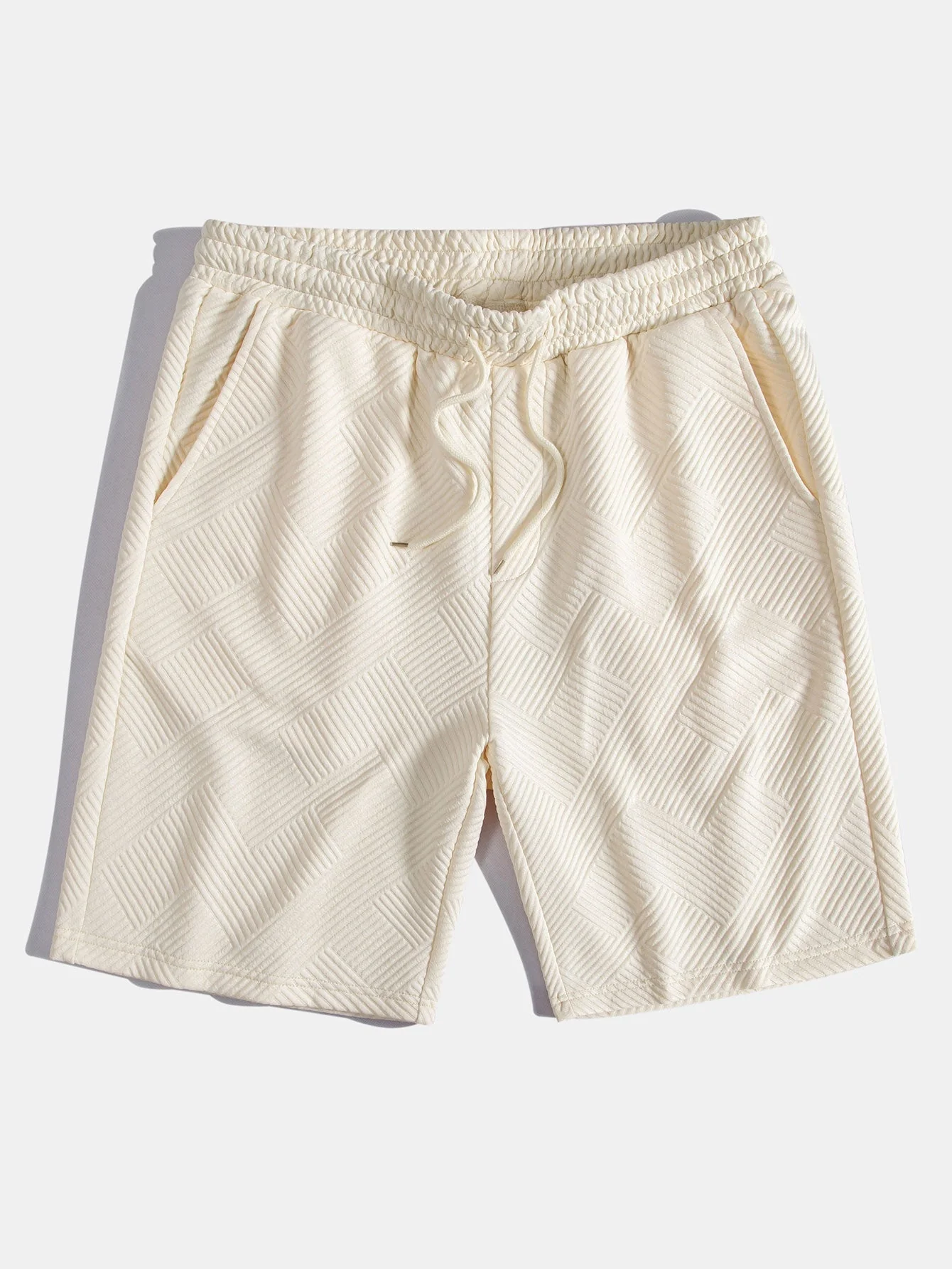 Eleuterio® | Stripe Jacquard Button Up Shirt & Shorts - Image 12