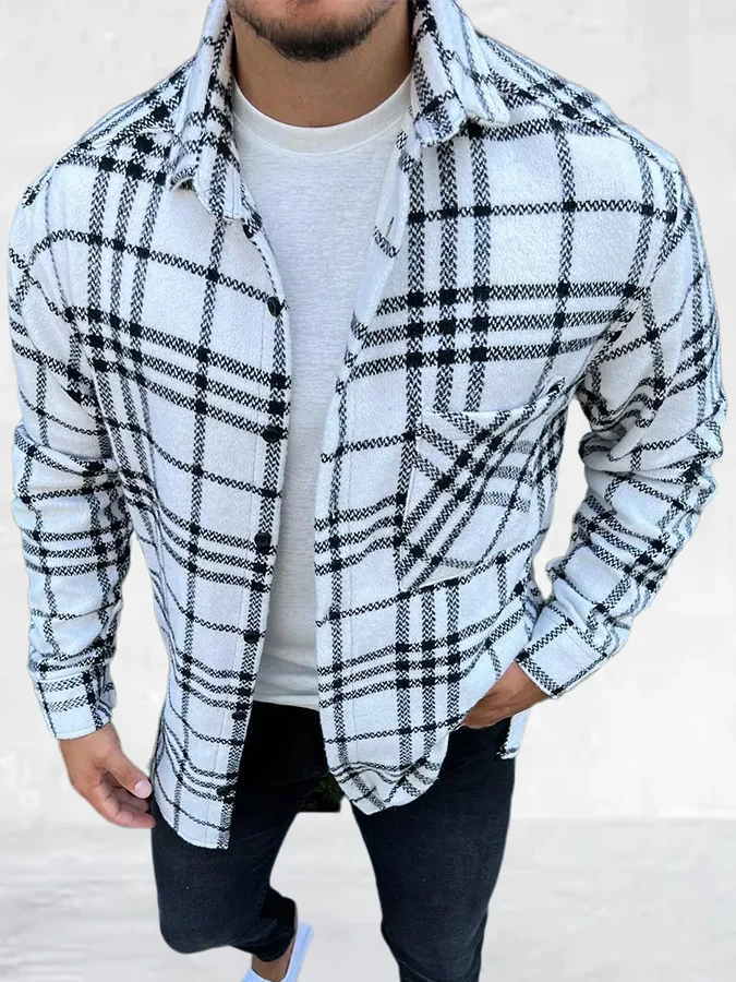 Elian® | Elegant Checked Shirt - Image 3