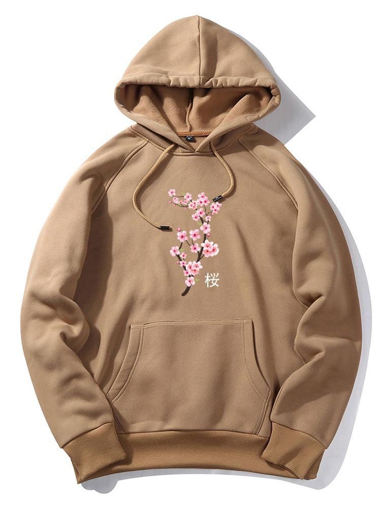 Elian | Cherry Blossoms Print Hoodie - Image 5