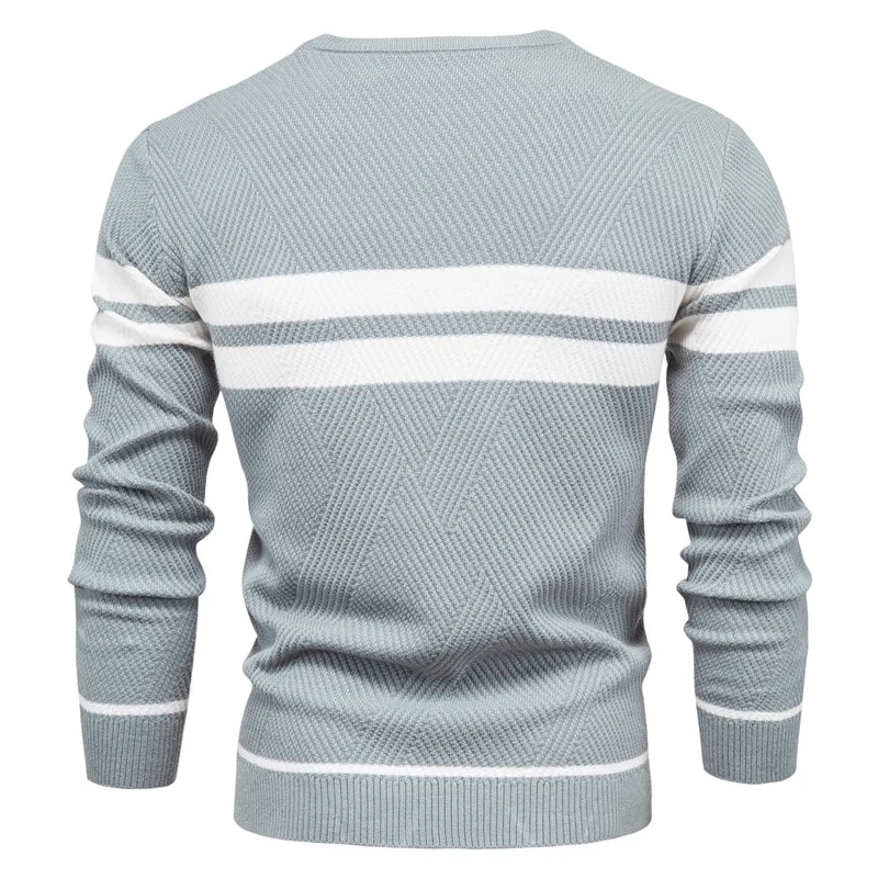 Elías® | Autumn Patchwork Sweater For Men - Image 2