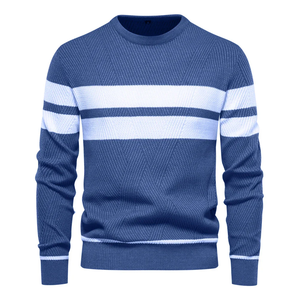 Elías® | Autumn Patchwork Sweater For Men - Image 6