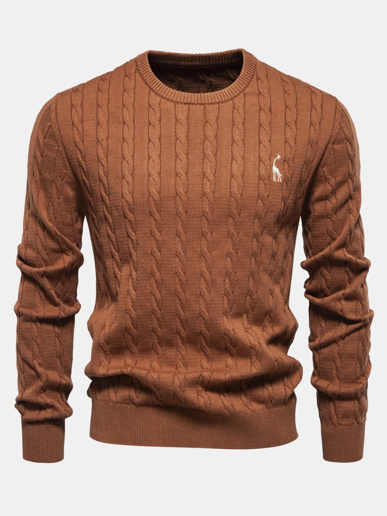 Elías® | Giraffe Embroidery Twist Jacquard Sweater - Image 11
