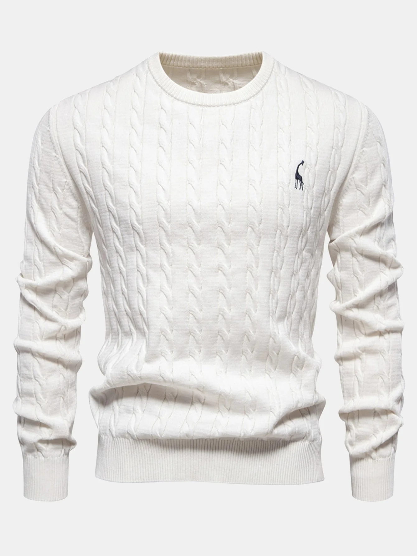 Elías® | Giraffe Embroidery Twist Jacquard Sweater - Image 19