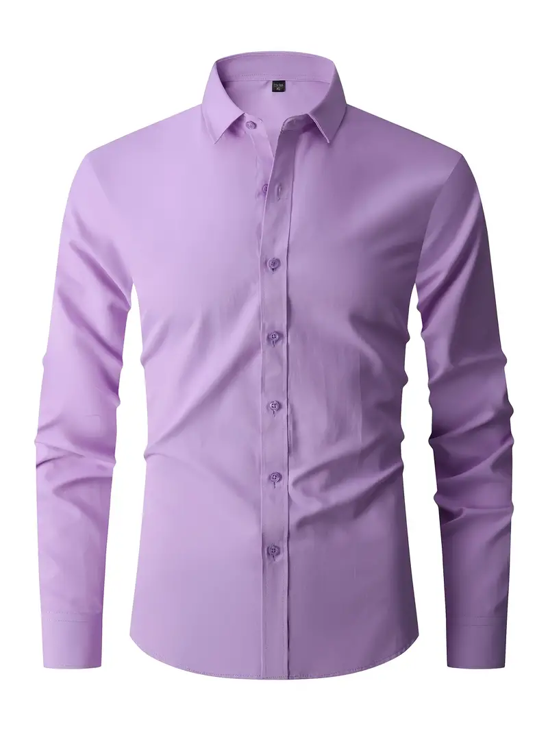 Elijah® | Classic, Buttoned Long-Sleeved Shirt - Image 11