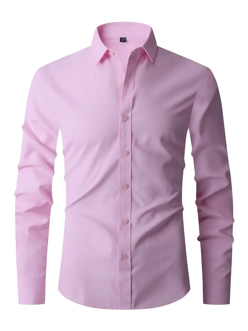 Elijah® | Classic, Buttoned Long-Sleeved Shirt - Image 6