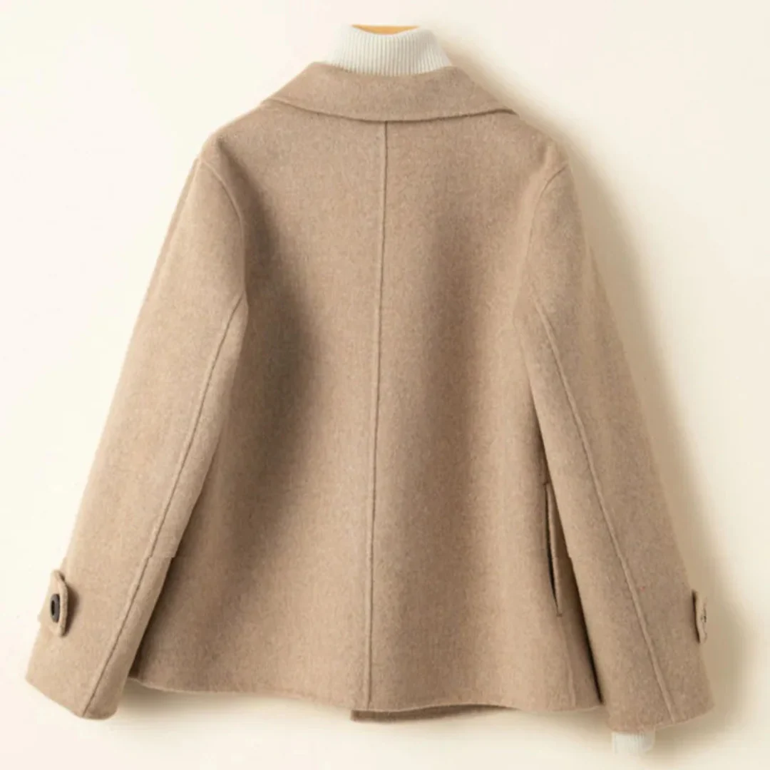 Elkin | Classic double-breasted wool jacket for women - Image 2