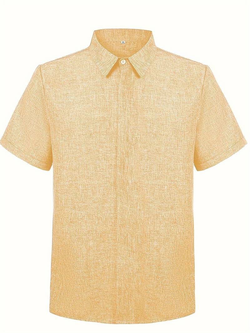 Elliot® | Stylish, Buttoned Short-Sleeved Shirt For Men - Image 10