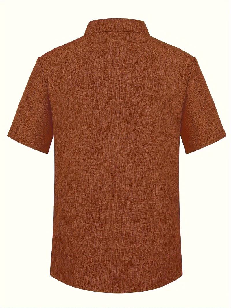 Elliot® | Stylish, Buttoned Short-Sleeved Shirt For Men - Image 11