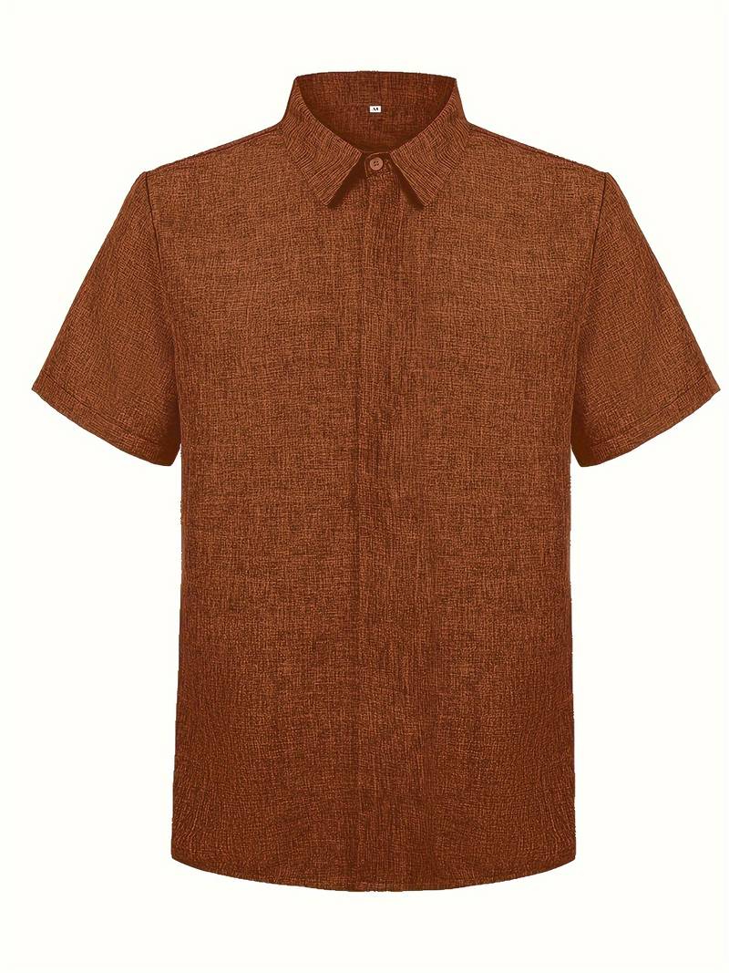 Elliot® | Stylish, Buttoned Short-Sleeved Shirt For Men - Image 12