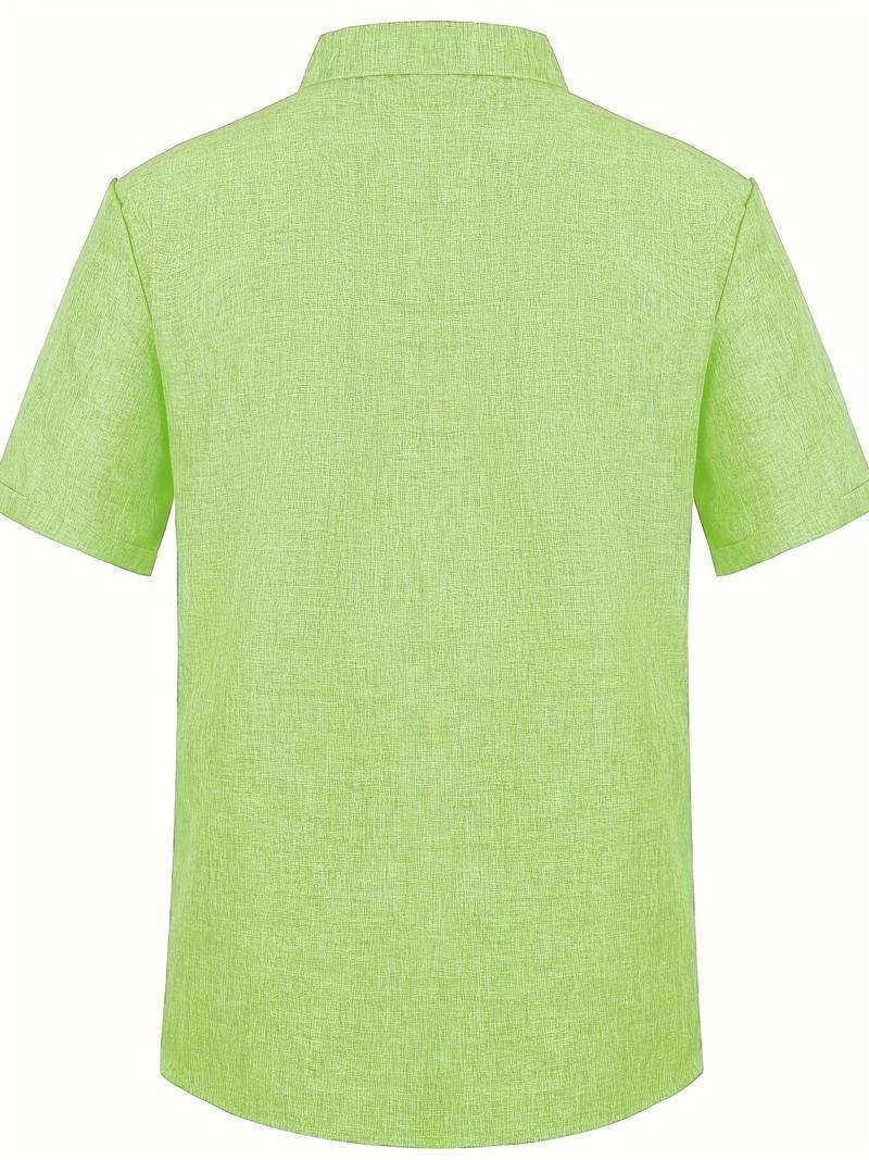 Elliot® | Stylish, Buttoned Short-Sleeved Shirt For Men - Image 7