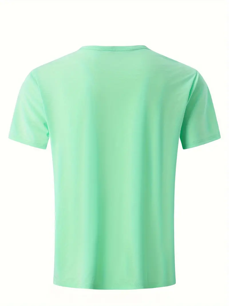 Ellis® | Solid, Casual V-Neck T-Shirt For Men - Image 12