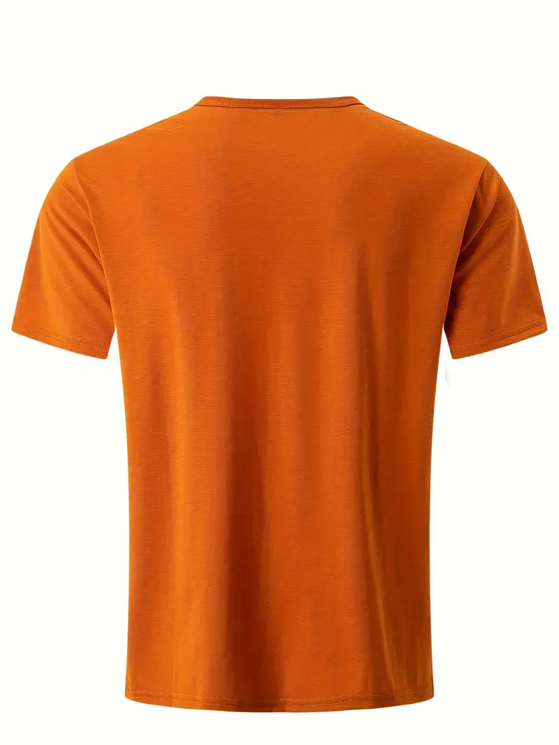 Ellis® | Solid, Casual V-Neck T-Shirt For Men - Image 35