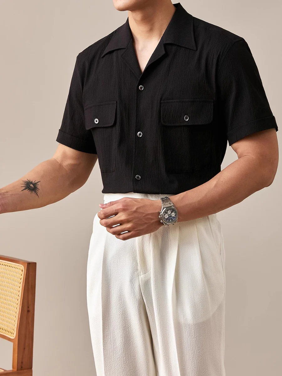 Elroy® | Seersucker Short Sleeve Shirt - Image 3