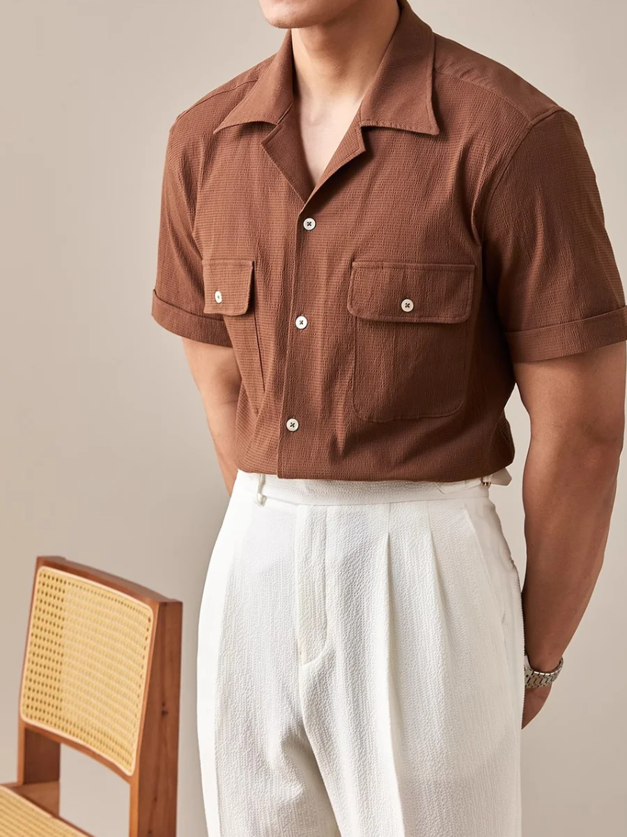 Elroy® | Seersucker Short Sleeve Shirt - Image 5