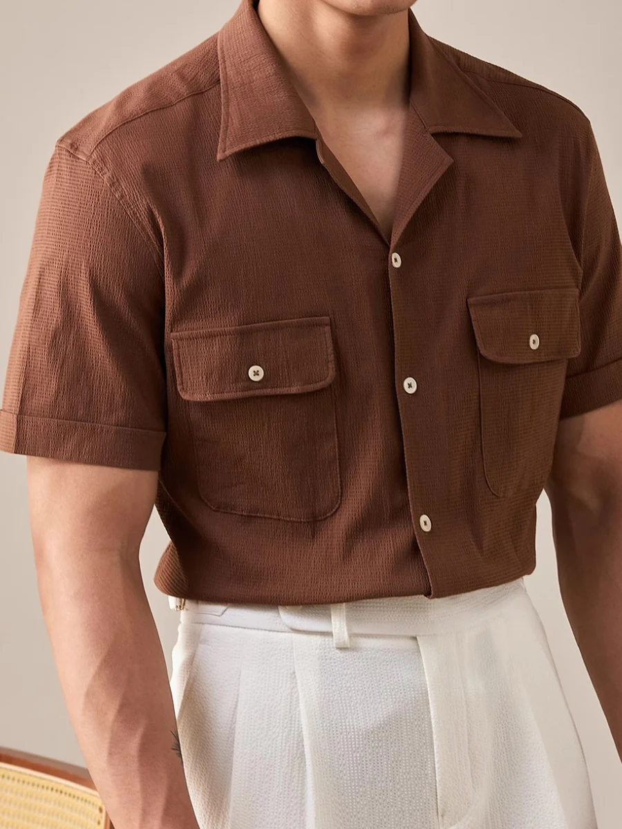 Elroy® | Seersucker Short Sleeve Shirt - Image 6