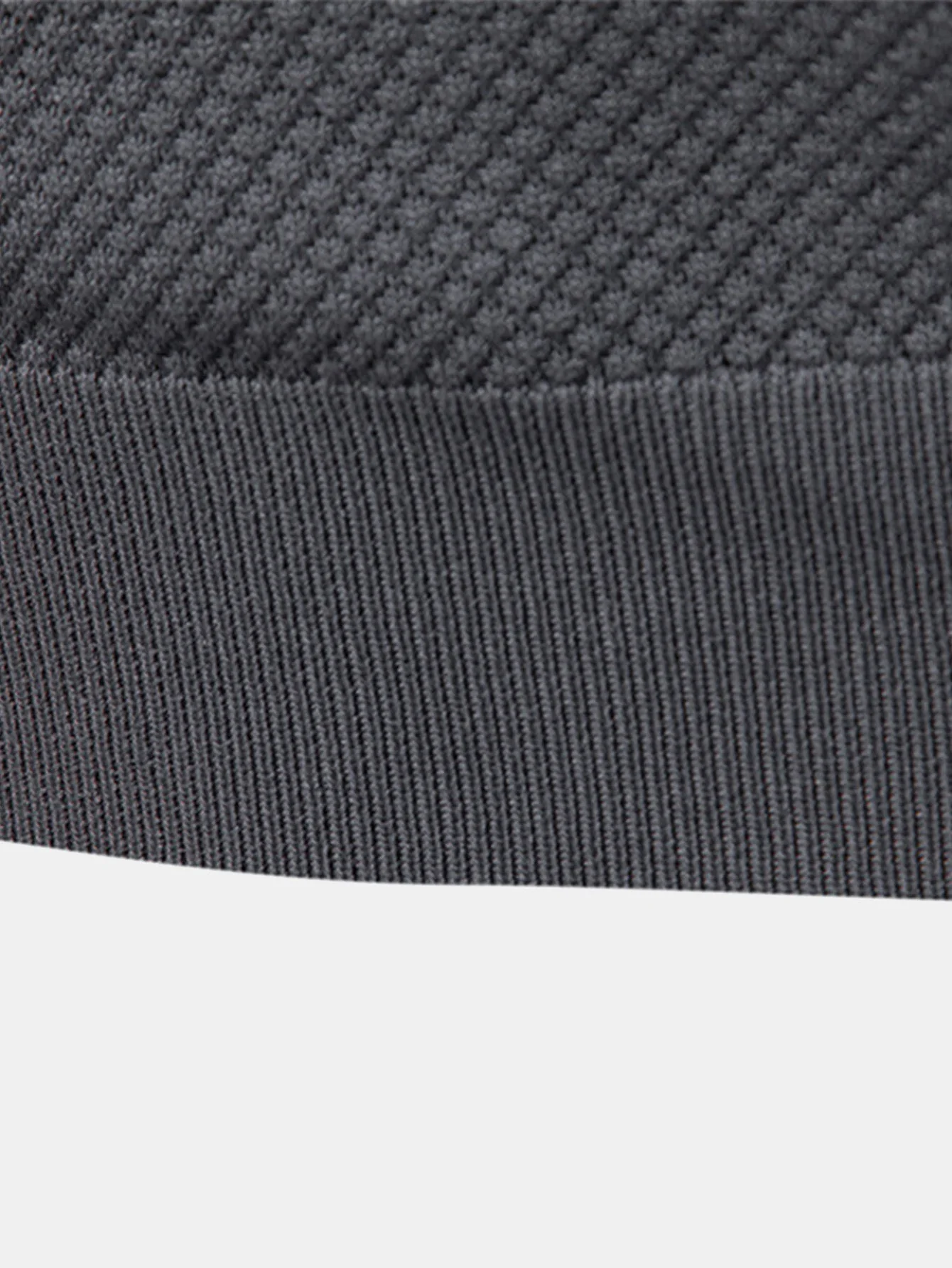 Elton® | Pineapple Texture Knit V Neck Polo - Image 23