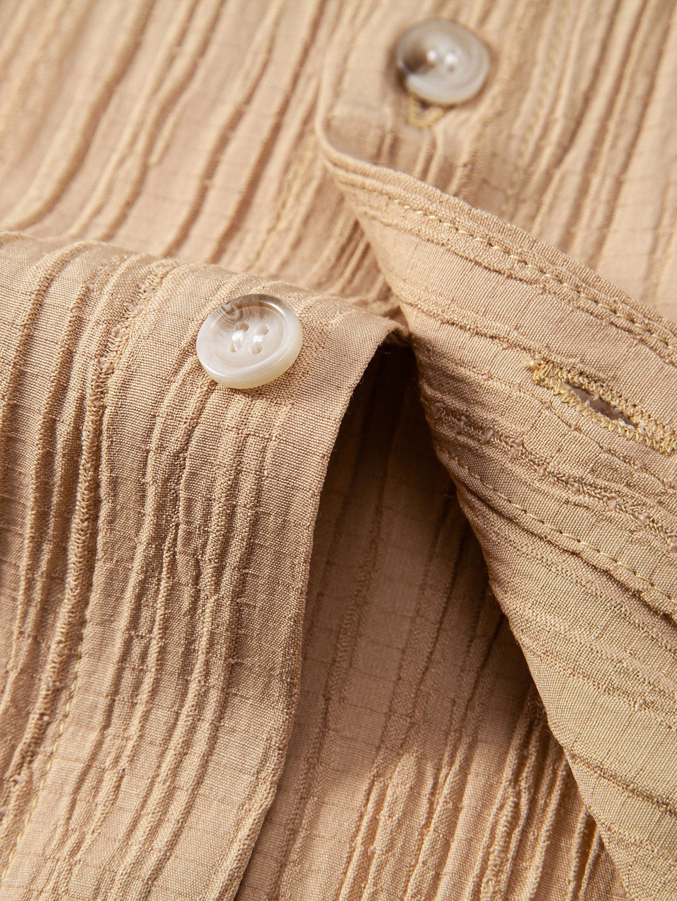 Elvis® | Crinkled Textured Button Up Shirt - Image 9
