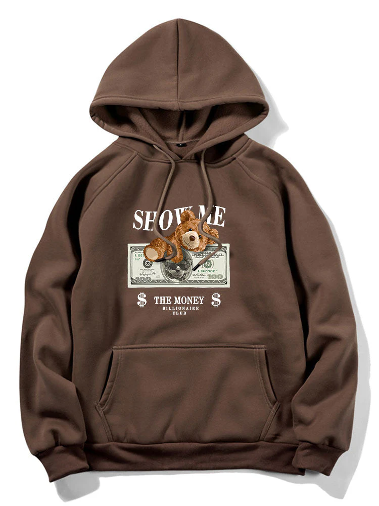 Elvis | Money Bear Print Hoodie - Image 13