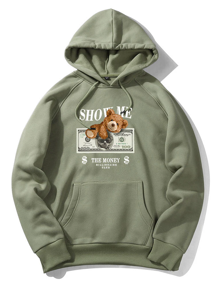 Elvis | Money Bear Print Hoodie - Image 16