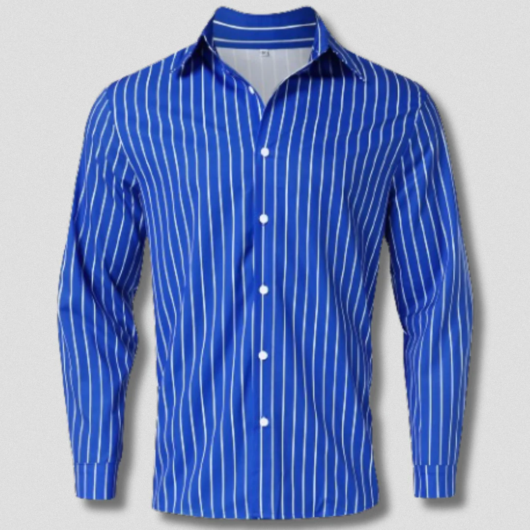 Emeterio® | Elegant Striped Shirt for Men - Image 4