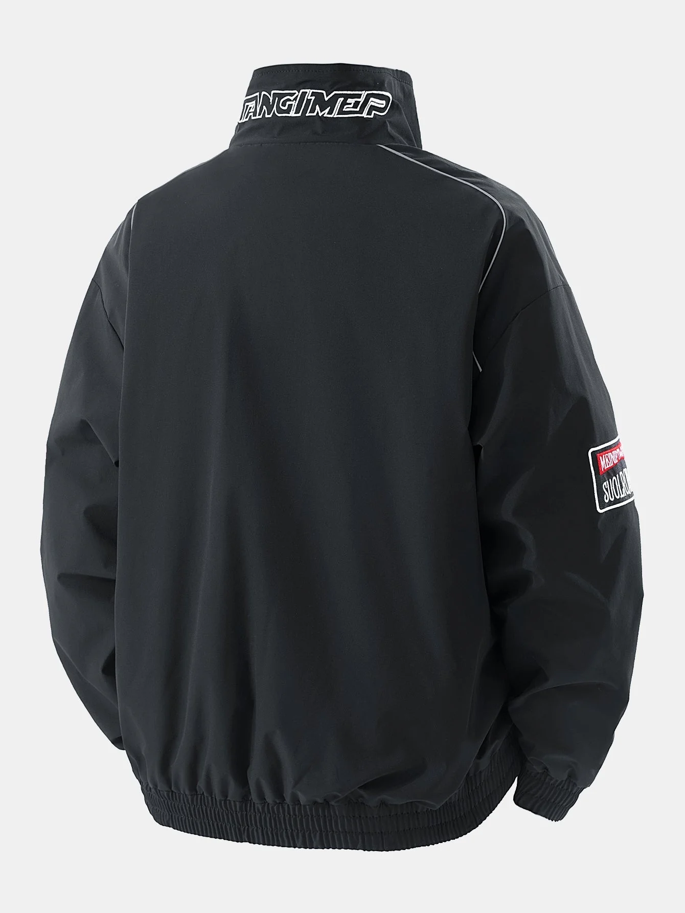 Emiliano® | Relax Fit Embroidered Racing Jacket - Image 7