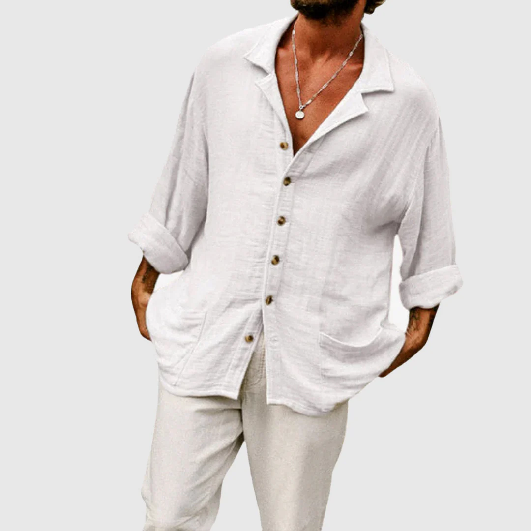 Emilio® | Palm Springs Linen Shirt - Image 2
