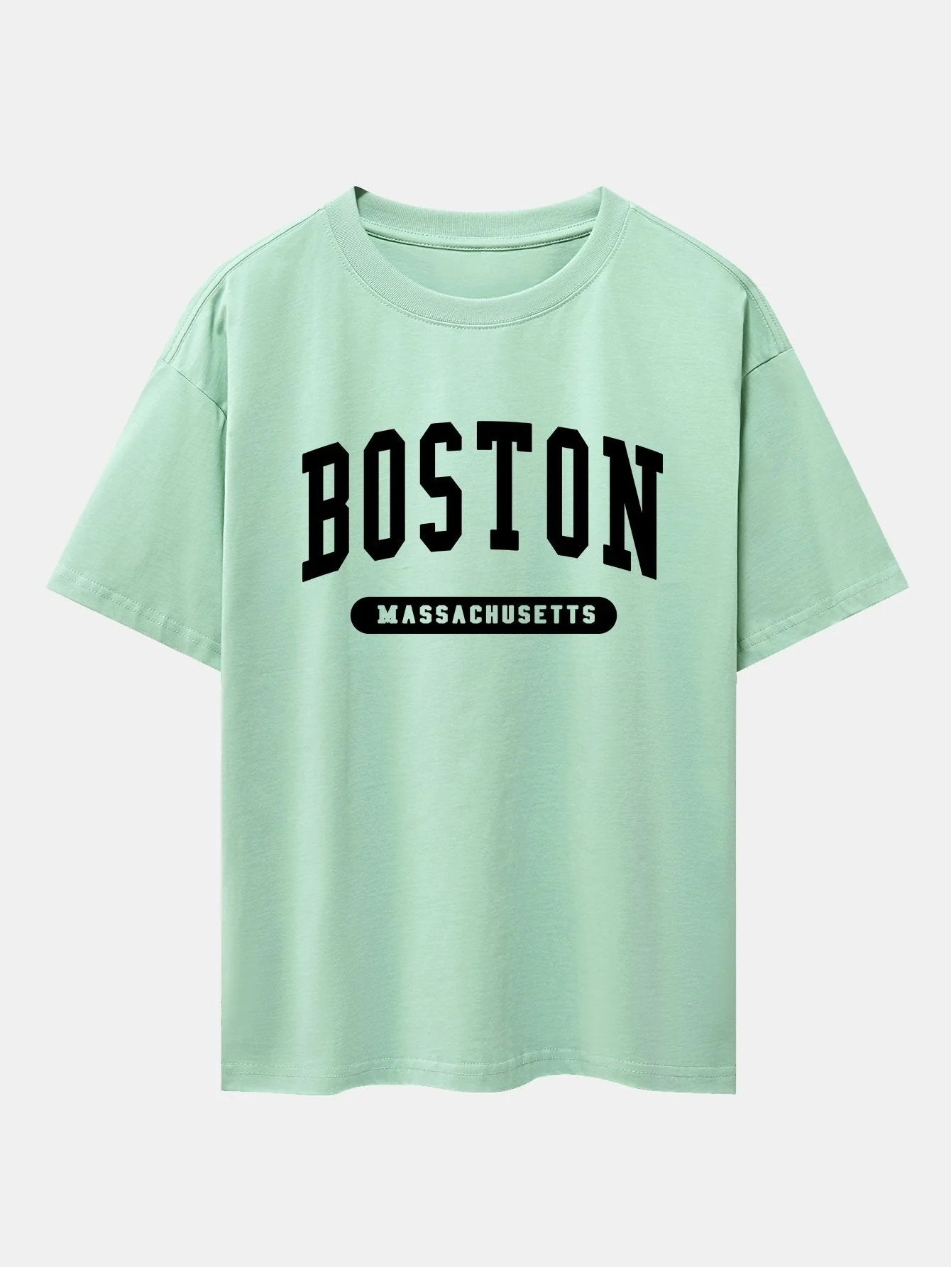 Emilio® | Slogan Print Drop Shoulder Oversize T-Shirt - Image 10