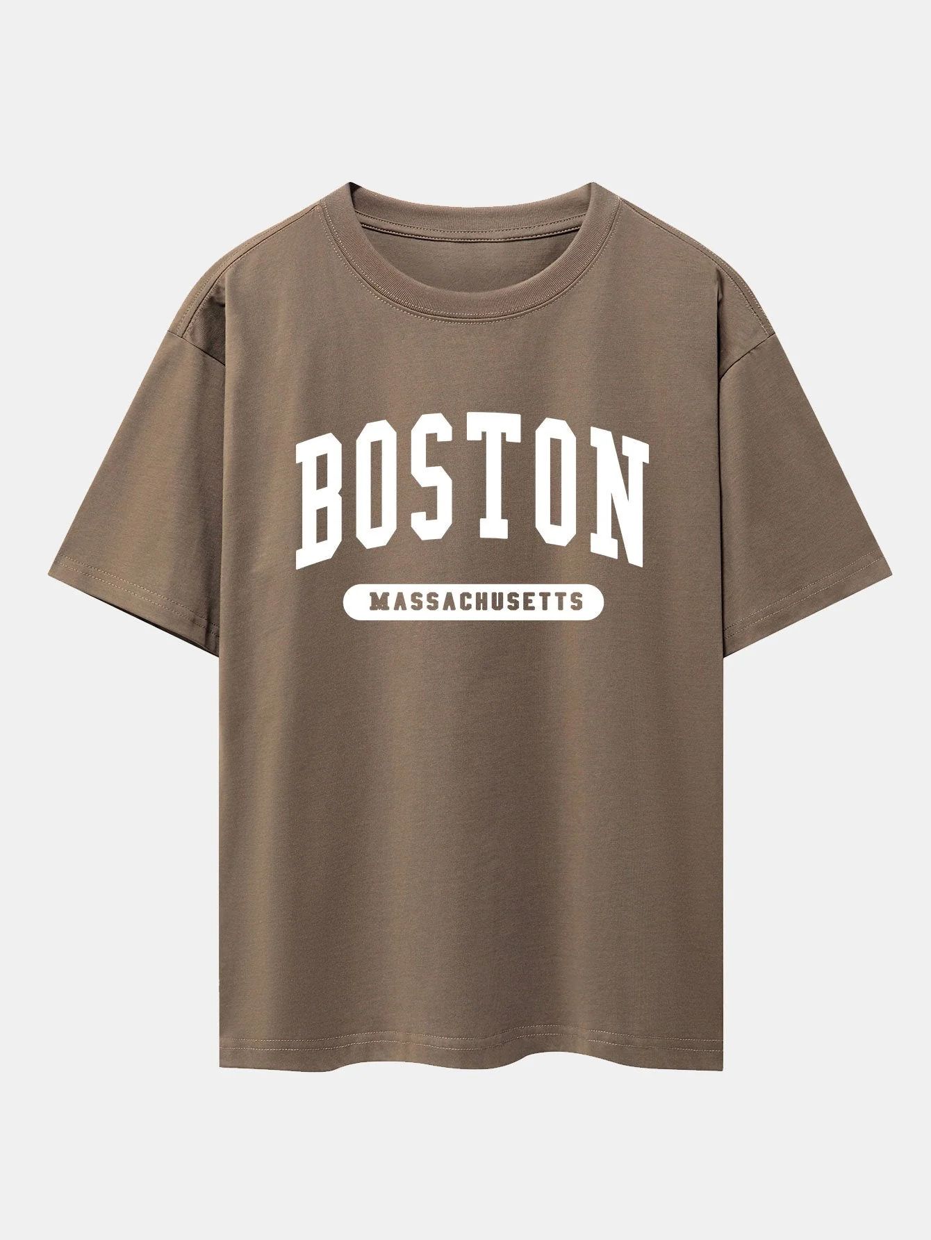 Emilio® | Slogan Print Drop Shoulder Oversize T-Shirt - Image 4
