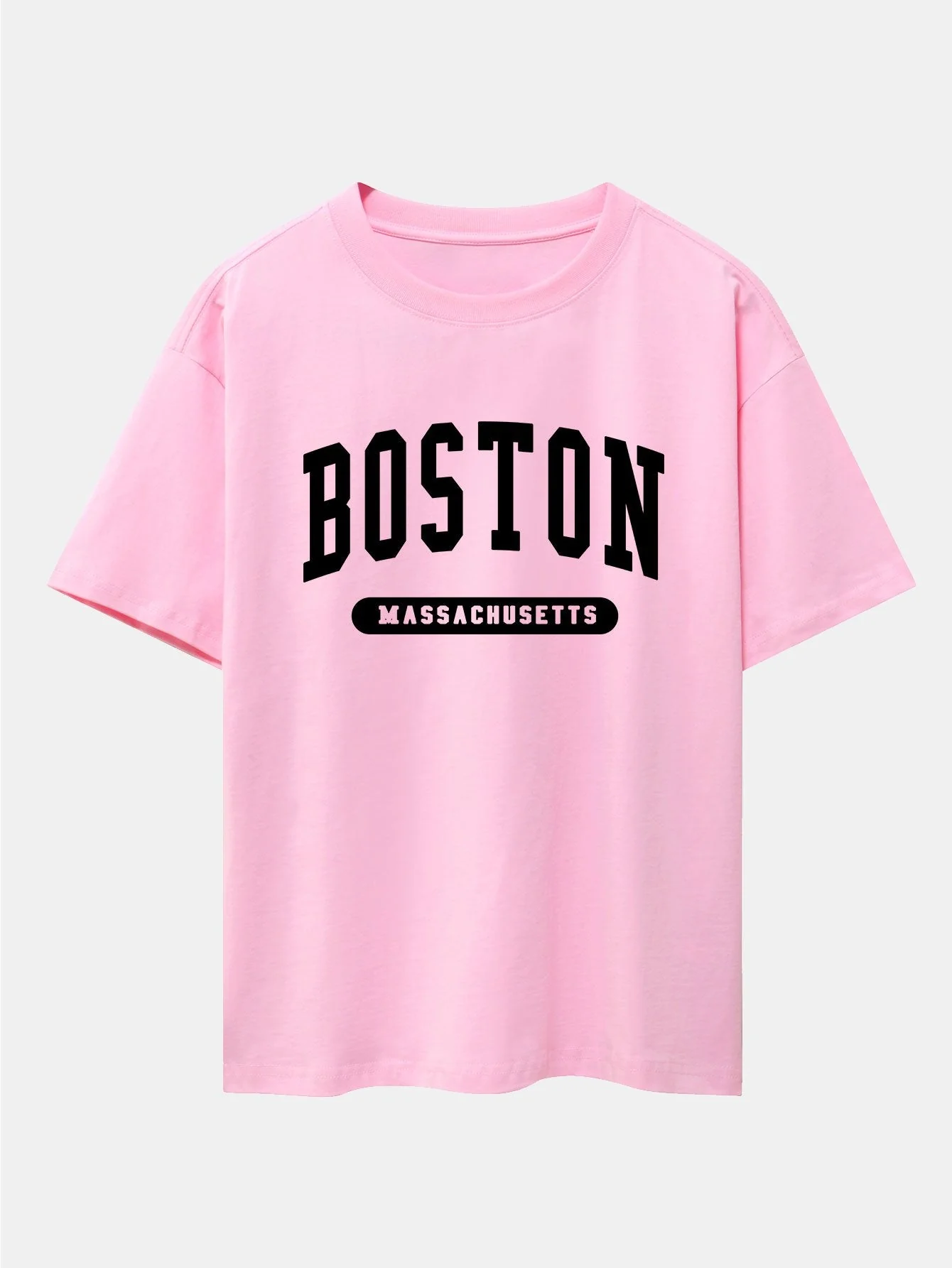 Emilio® | Slogan Print Drop Shoulder Oversize T-Shirt - Image 6
