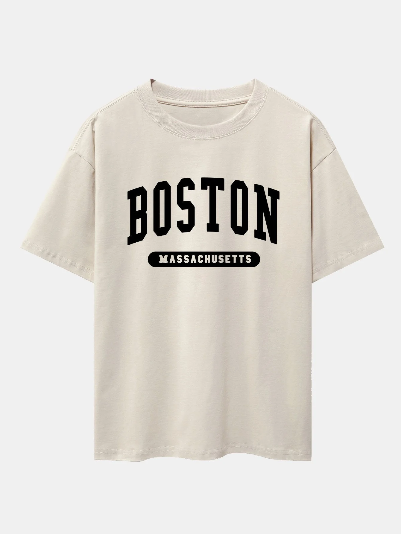 Emilio® | Slogan Print Drop Shoulder Oversize T-Shirt - Image 9