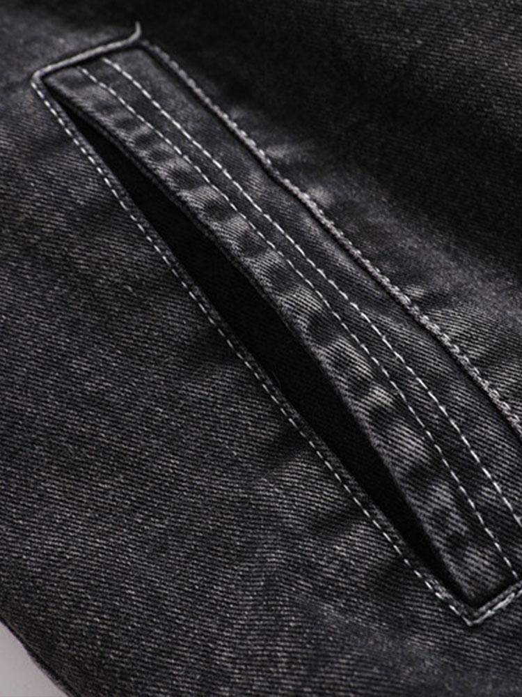 Emmett | Teddy Lined Washed Denim Jacket - Image 10