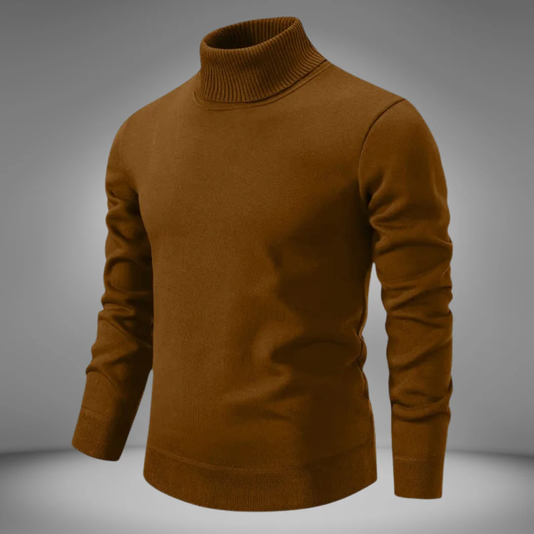 Eneas | Classic turtleneck knit sweater for men - Image 3