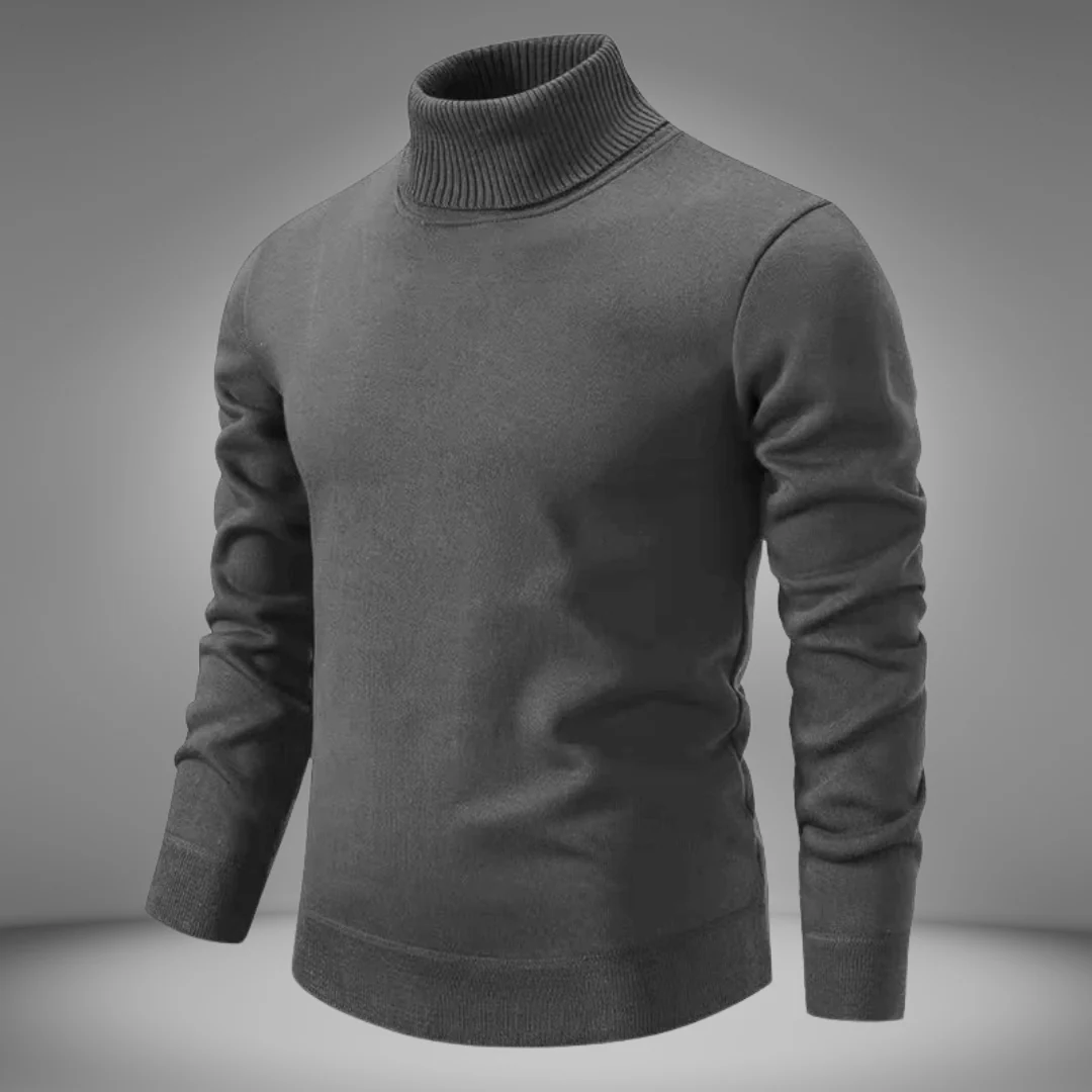 Eneas | Classic turtleneck knit sweater for men - Image 4