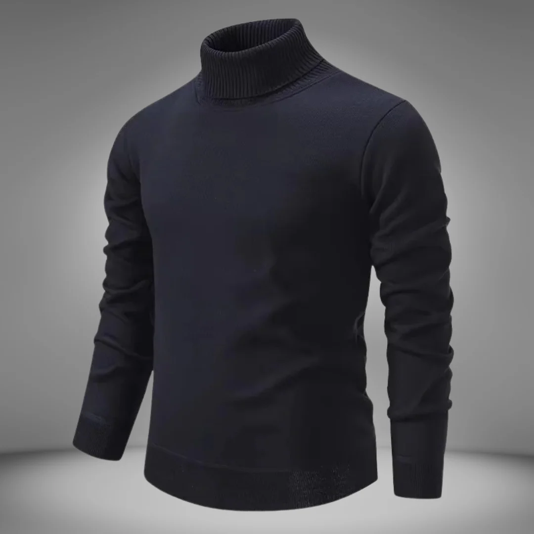 Eneas | Classic turtleneck knit sweater for men - Image 5