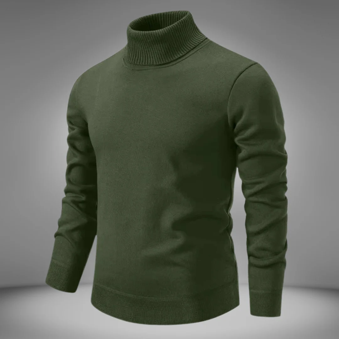 Eneas | Classic turtleneck knit sweater for men - Image 6