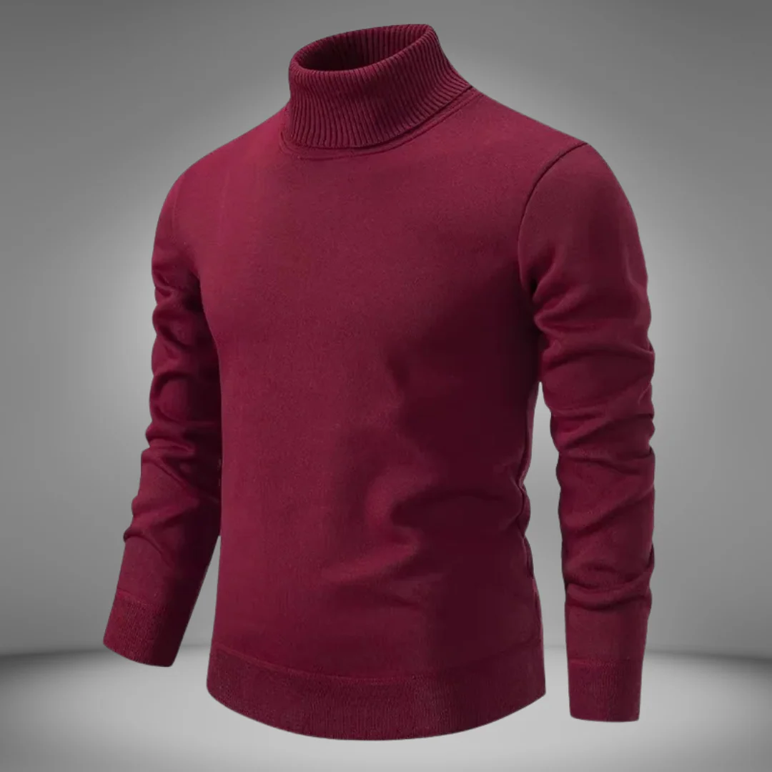 Eneas | Classic turtleneck knit sweater for men - Image 7