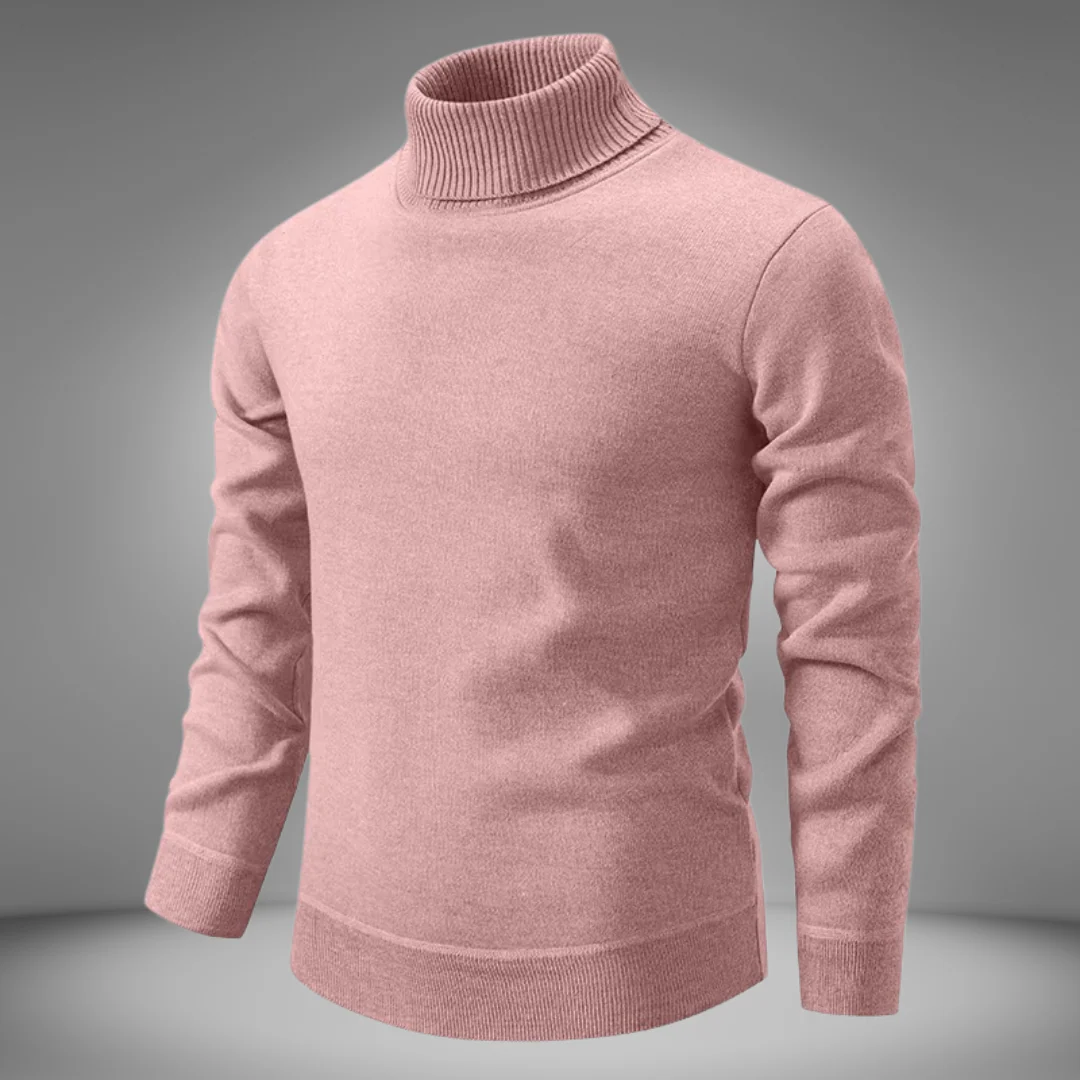 Eneas | Classic turtleneck knit sweater for men - Image 8