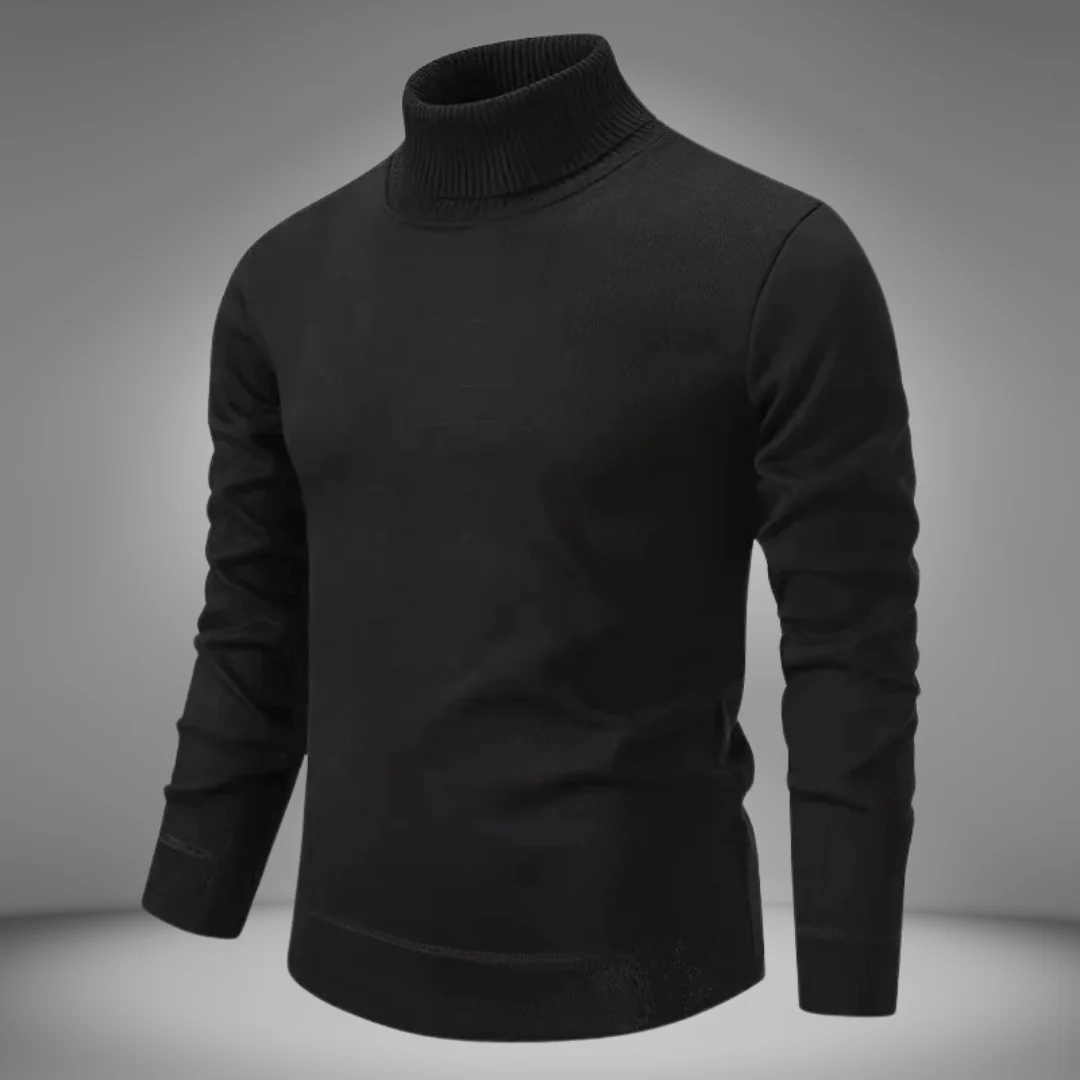 Eneas | Classic turtleneck knit sweater for men - Image 9