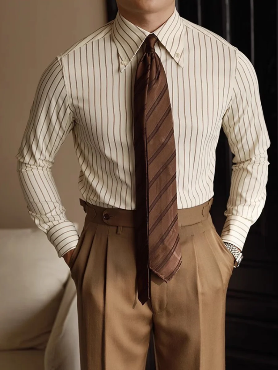 Ennis® | Premium Men'S Striped Business Shirt With Long Sleeves - Image 10