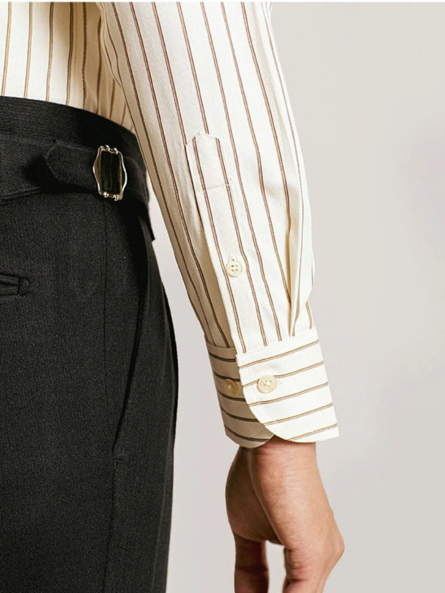 Ennis® | Premium Men'S Striped Business Shirt With Long Sleeves - Image 6