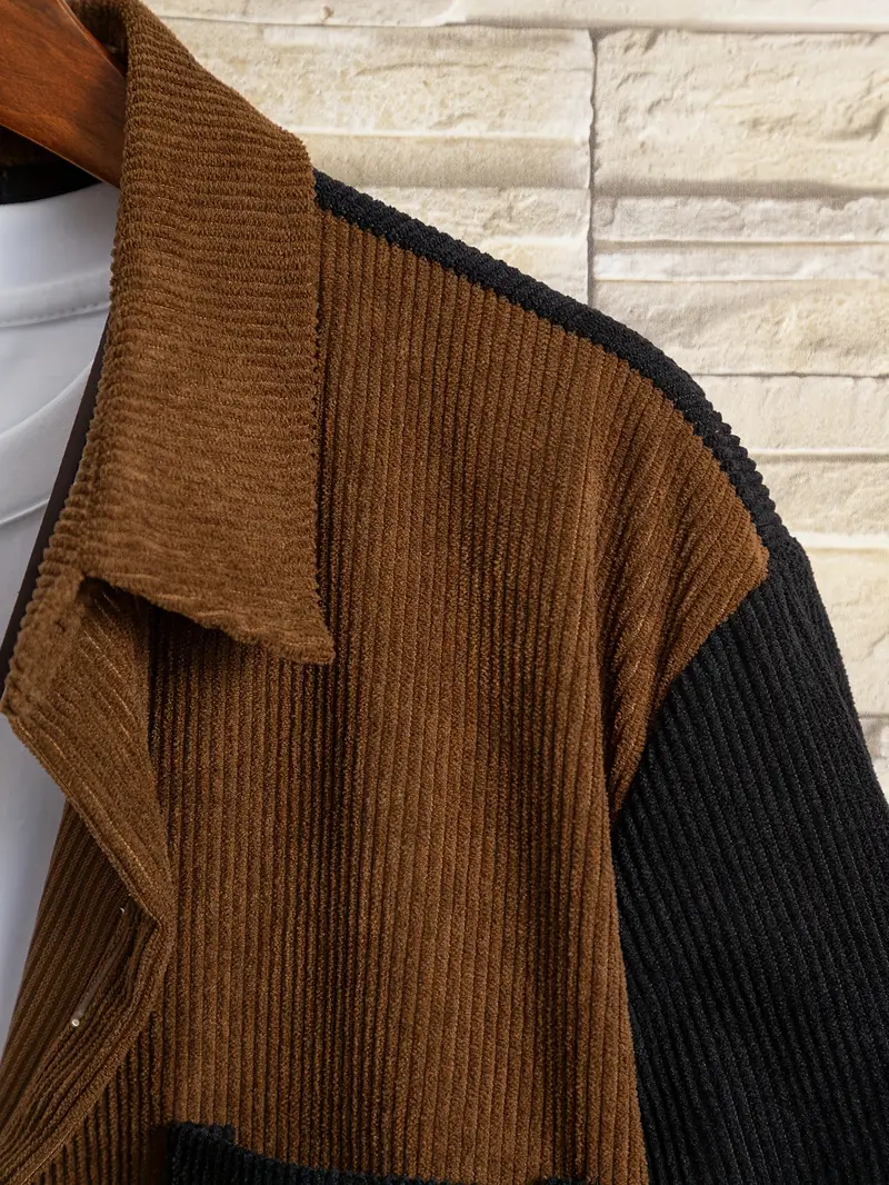 Enrique® | Color Block Retro Shirt For Men - Image 3