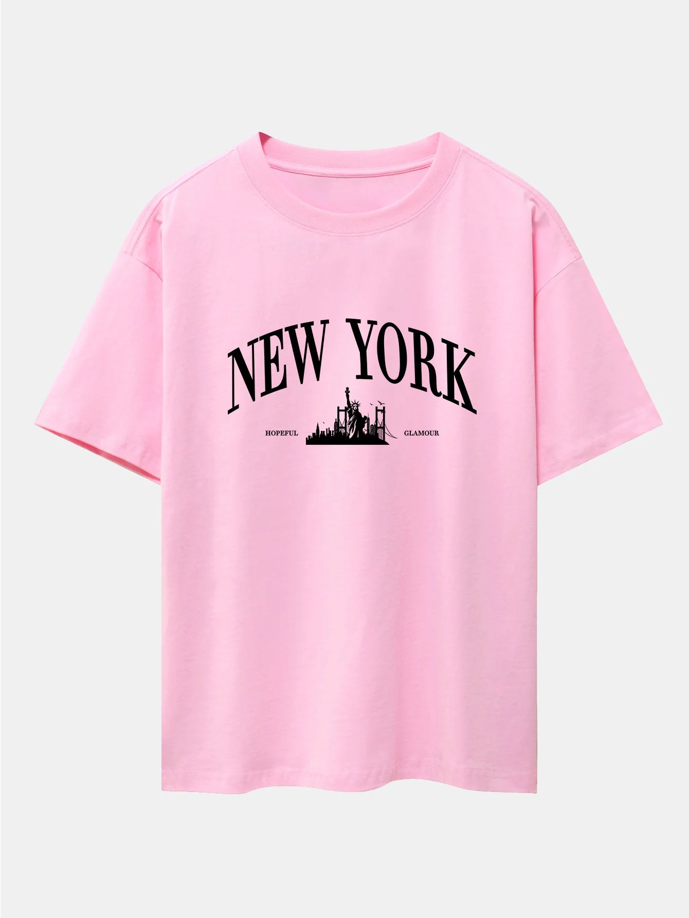 Enrique® | Slogan Print Drop Shoulder Oversize T-Shirt - Image 18